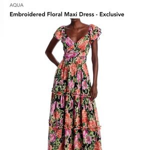 Women’s Floral Maxi Dress Size S